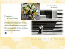 Tablet Screenshot of flowersatwestcottbarn.com